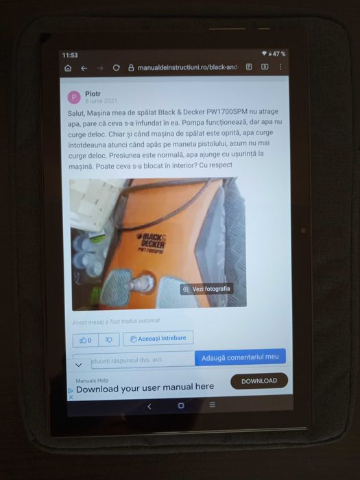 Tableta ereader Blackview Tab 8 fullHD 10 inci 4GB/64GB Dual SIM 4G