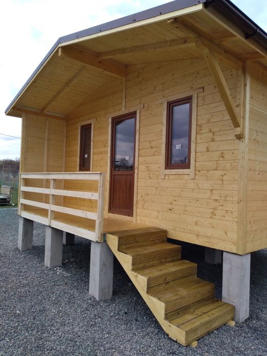 Cabană structură din lemn