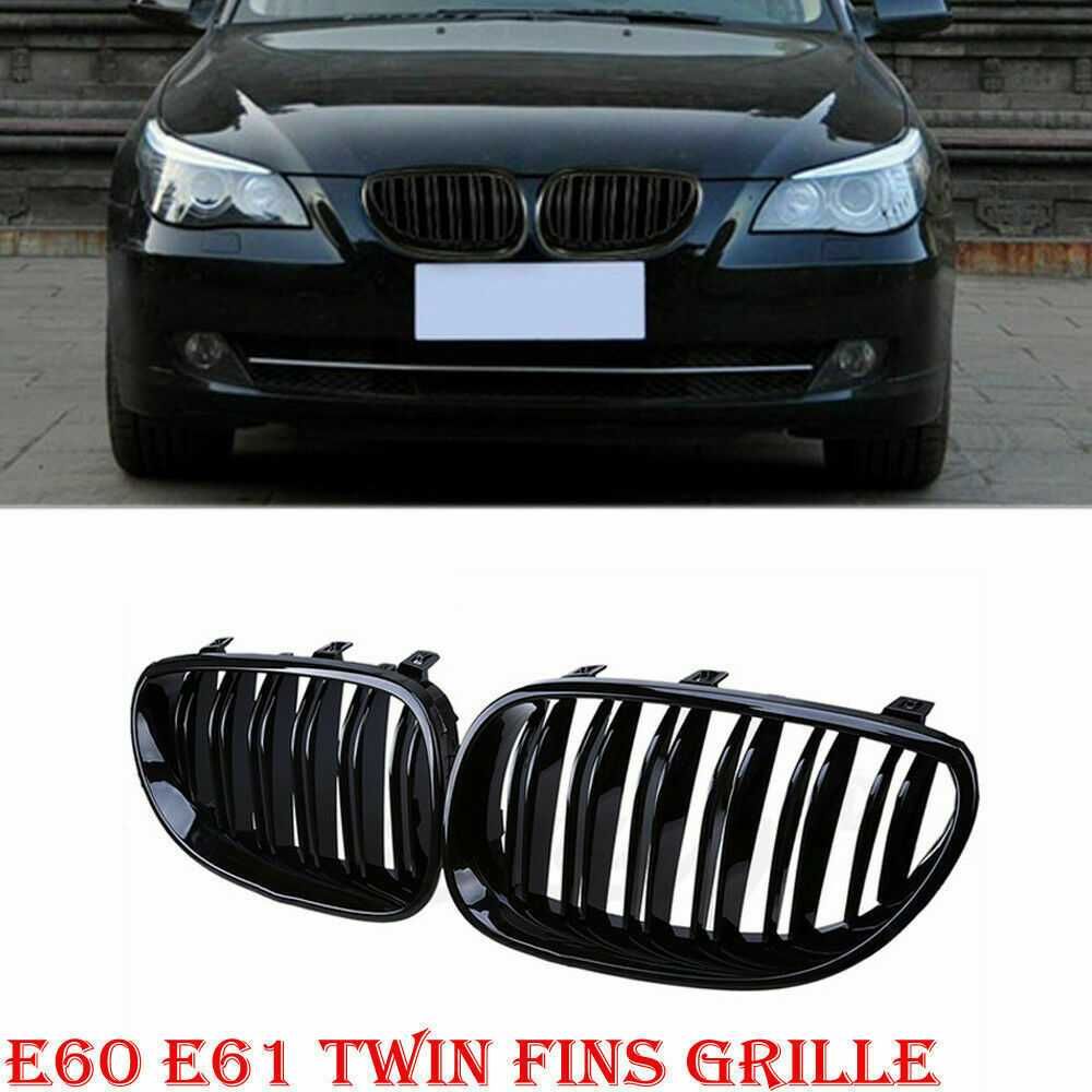 Двойни M5 M Бъбреци Решетки BMW E60 E61 2003г.-2010 БМВ Е60 Е61 Гланц