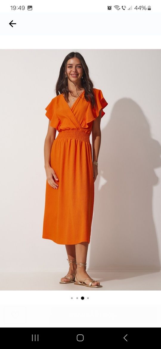 Rochie de vara portocalie noua