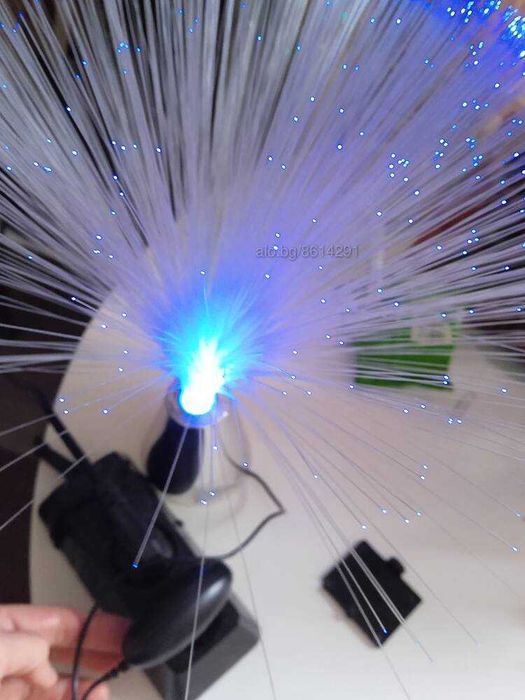 Лампа волоконно-оптическа с адаптър 220V/5V