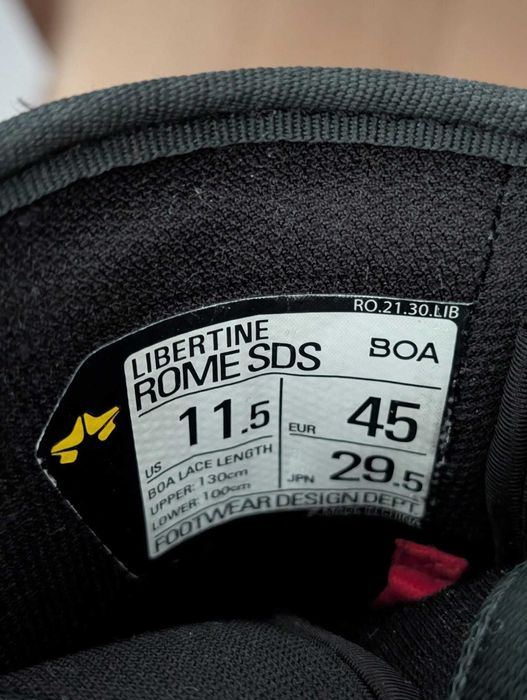 Boots snowboard Libertine ROME SDS BOA 45