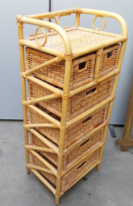 НАЙ ДОБРАТА ОФЕРТА 5 етажна Етажерка Стелаж Ратан