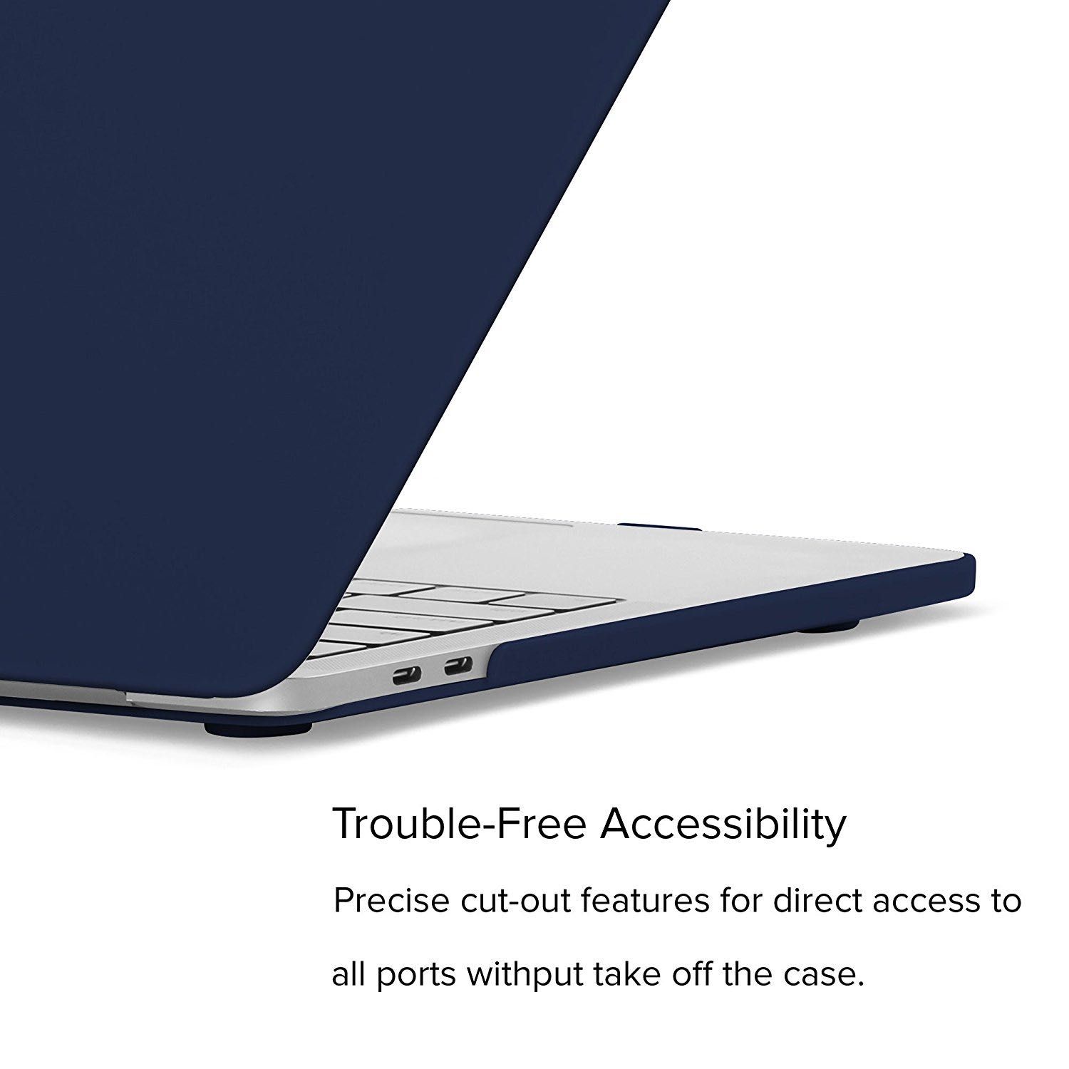 Carcasa geanta MACBOOK Air 13" A1707 A1369 A1466 A1990 bleumarin