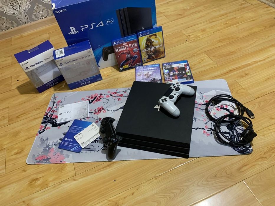 Пс4 плестейшн 4 про 1 трб и электро самокат от фирмы куга