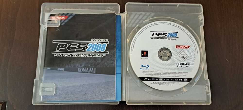 pes 2008 ps3 game диск конзола контролер игра футбол playstation