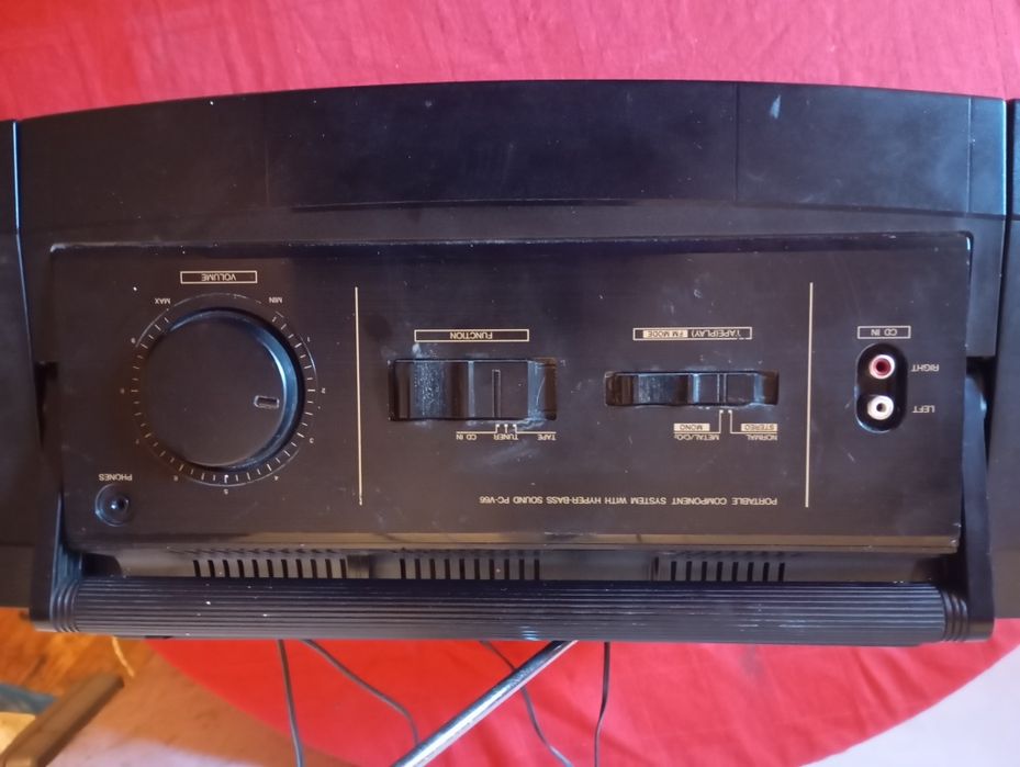 boombox JVC radio casetofon autorevers