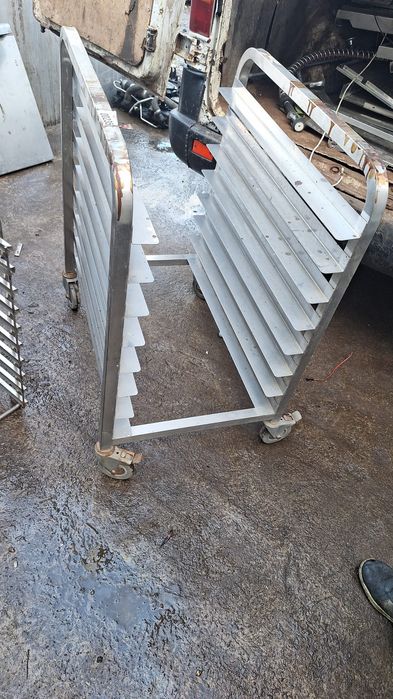 Suport tavi cuptor cu convectie, din inox gros