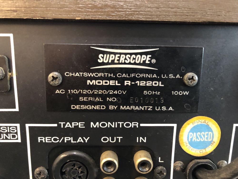 Superscope R-1220l стерео