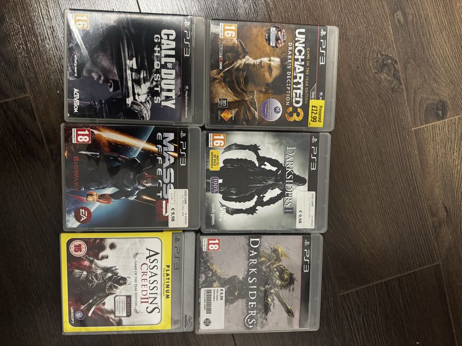 Playstation 3 slim - 120gb cu 6 jocuri si controller