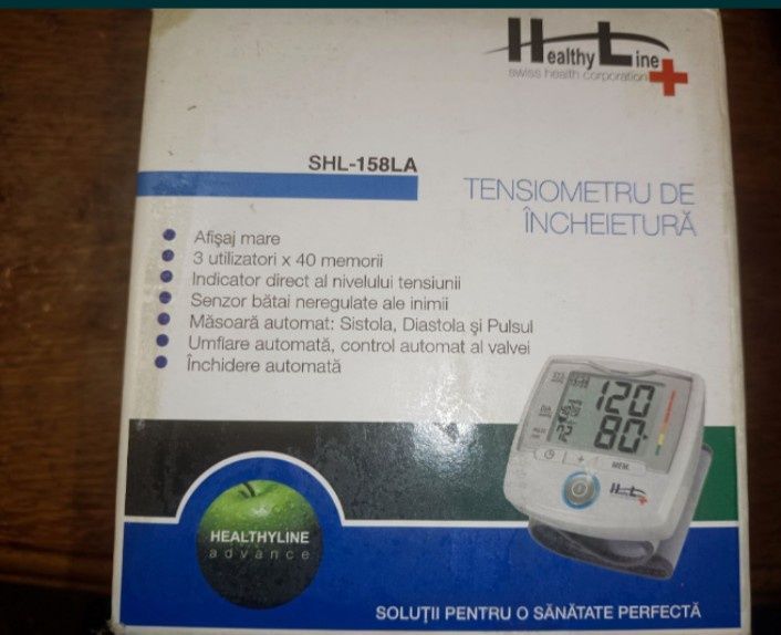 Tensiometru de încheietura Healthy Line
Vezi detaliile tehnice in