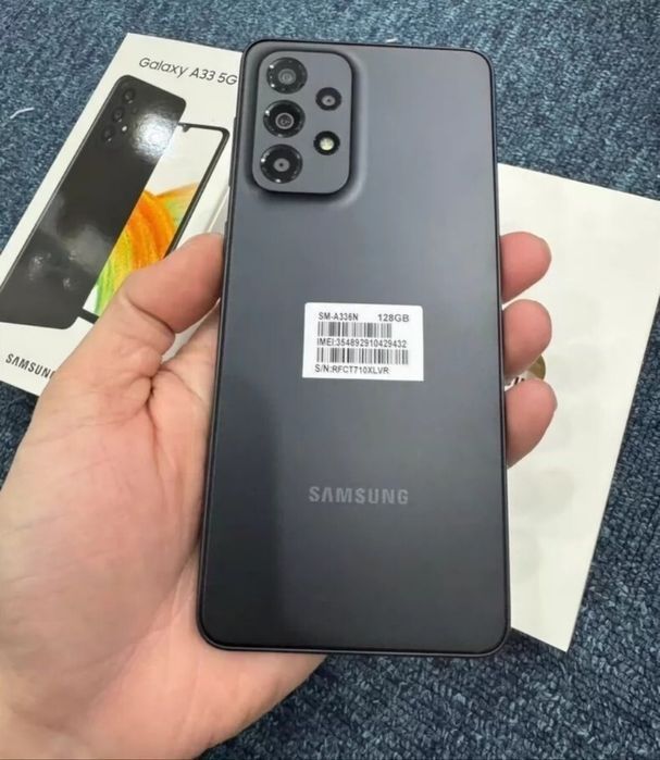 Samsung A33 5G 128gb(2023)ideal ochilmagan usta kurmagan aybi yuq
