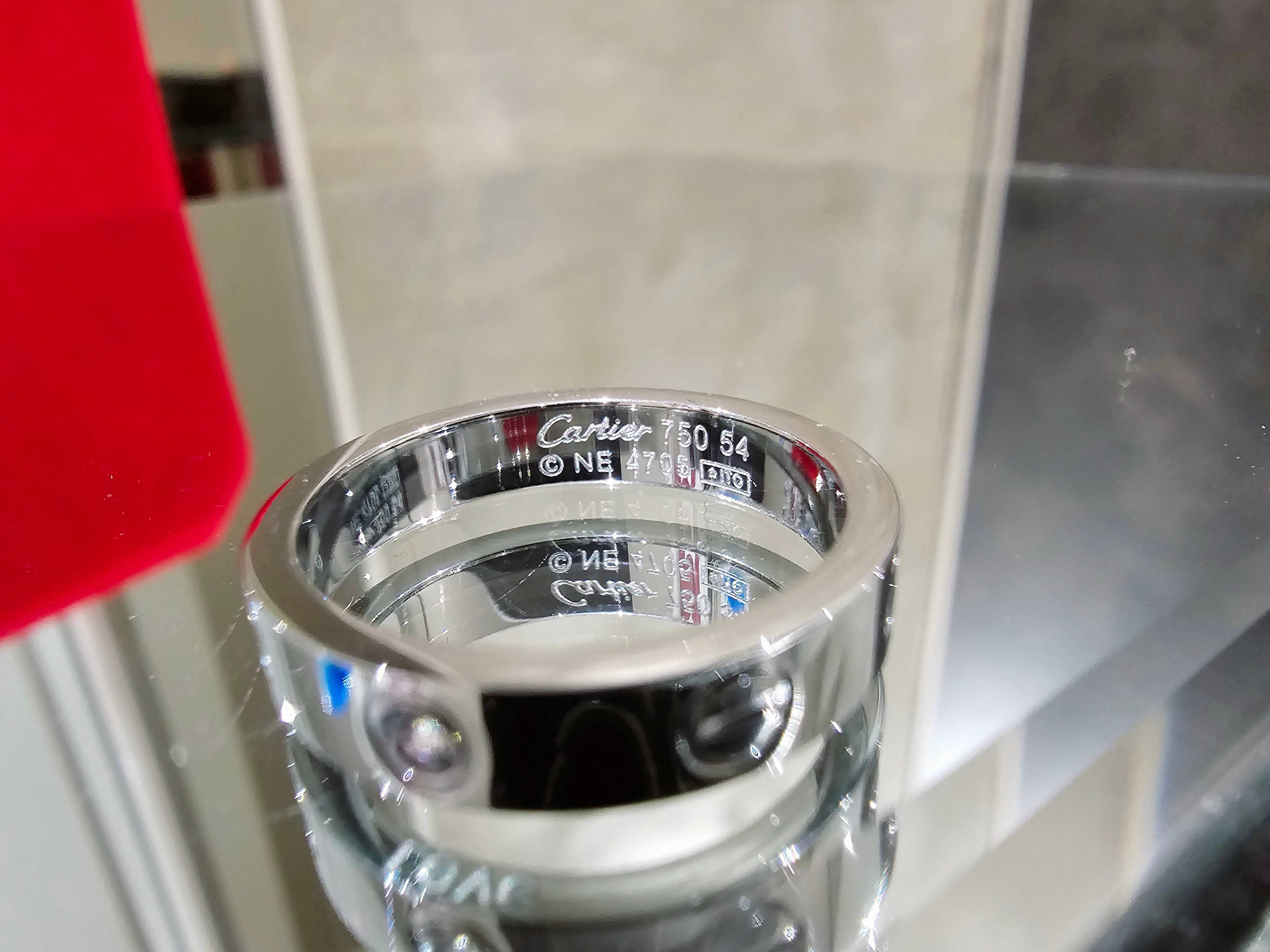 CARTIER Love White Gold 1 Diamond Small Model Пръстен