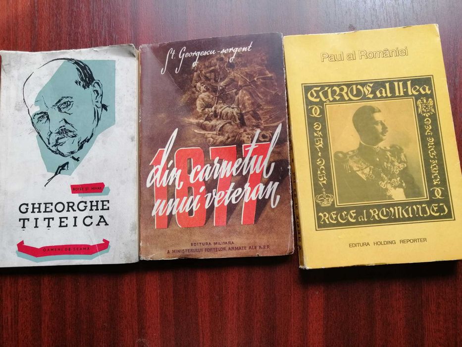 carte Carol al II-lea; Din carnetul unui veteran; G Titeica