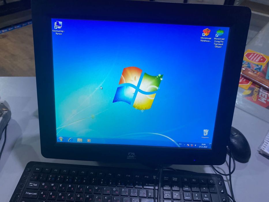 POS Терминал MERCURY M-POS M315, Intel Atom D525 1.8GHz/RAMM 2Gb/S