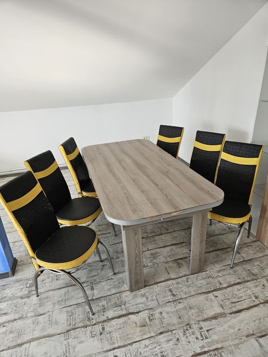 Scaune de bucătărie 6 buc fără masă