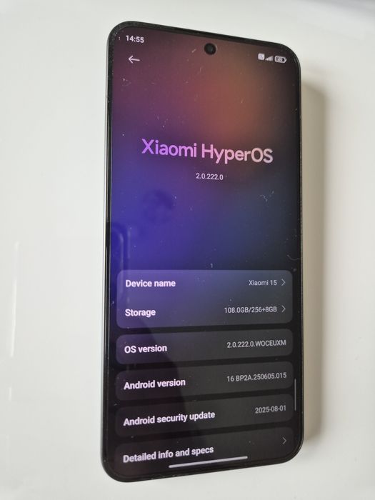 Нов Xiaomi 15 Black 256GB ROM 12GB RAM с 3 години гаранция (36 месеца)