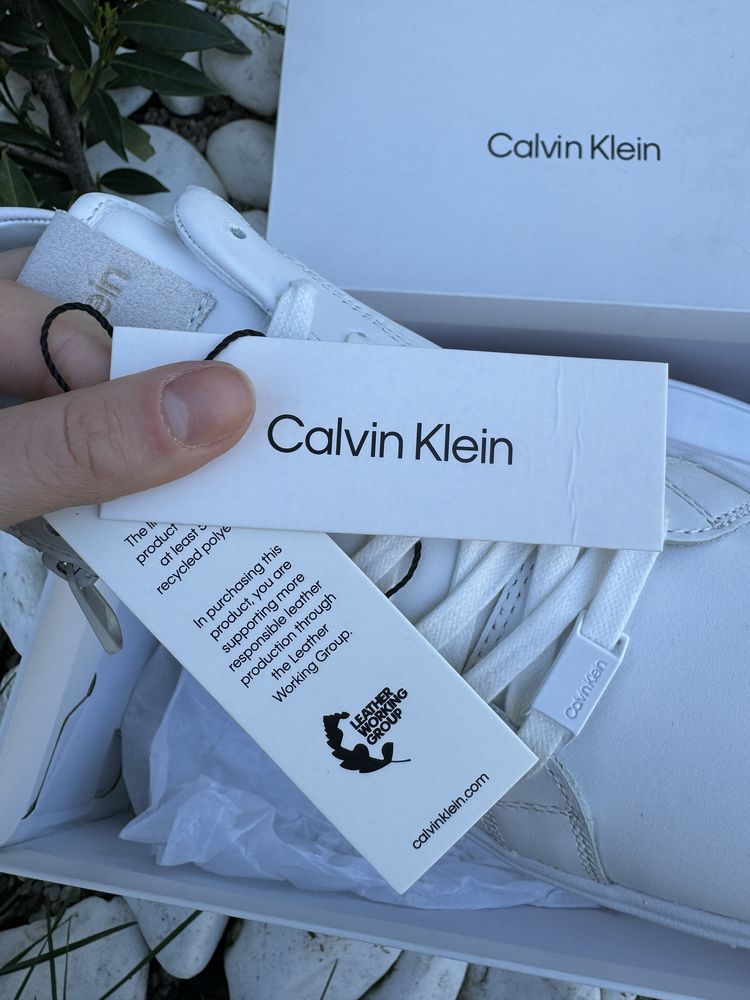 Adidasi Calvin Klein noi piele