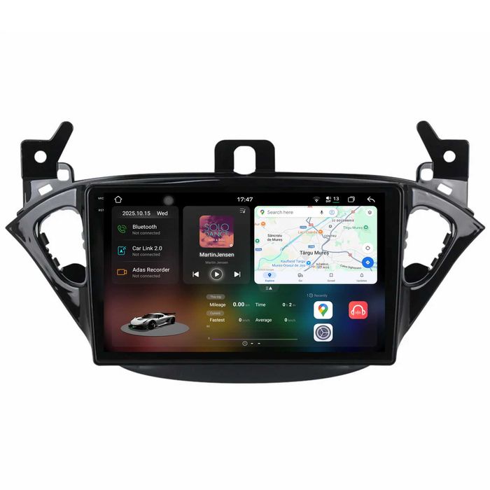 Navigatie Dedicata Opel Corsa E, Adam, 9 Inch, Bluetooth, WiFi