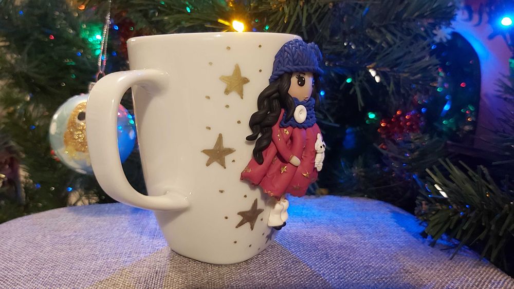 Cadou Craciun fetite, sotie iubita cana papusa handmade