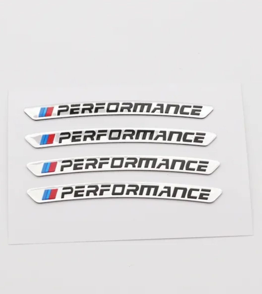 M Performance Jante Sticker Logo Bmw E46 E87 E90 E60 E70 X1 X3 X6 X7