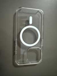 Vand husa iPhone 15 Pro clear case cu incarcare Magsafe