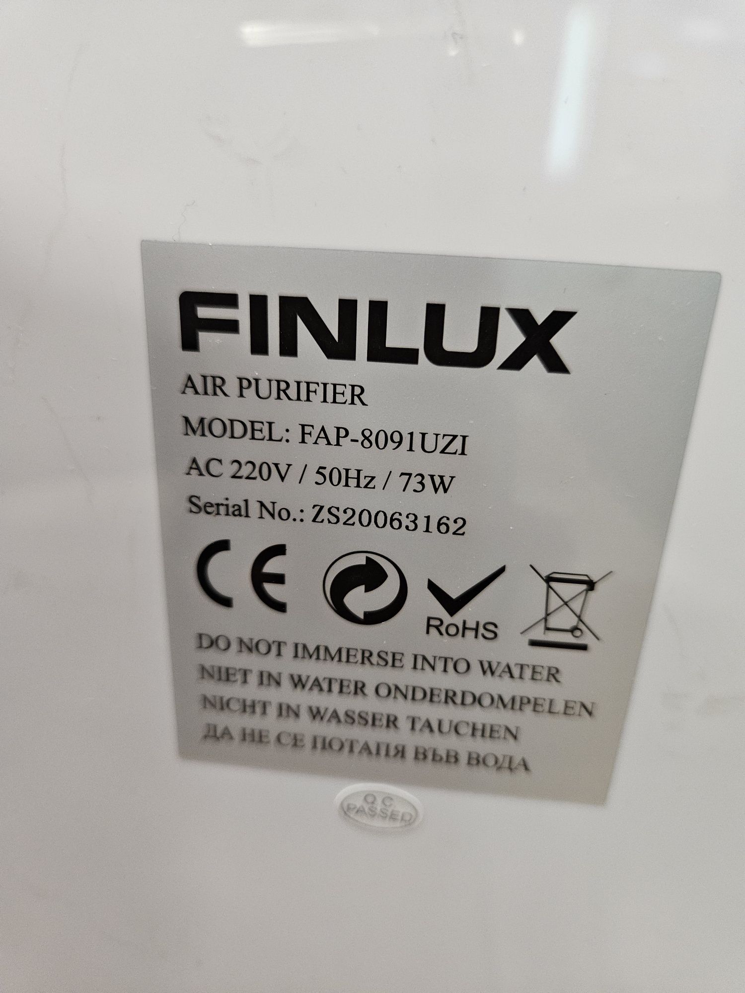 Пречиствател Finlux FAP-8091UZI , 73