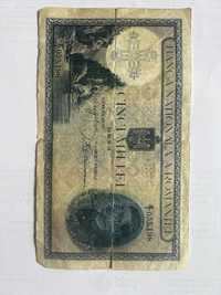 Vand bancnota 5000 lei 1931 Supratipar