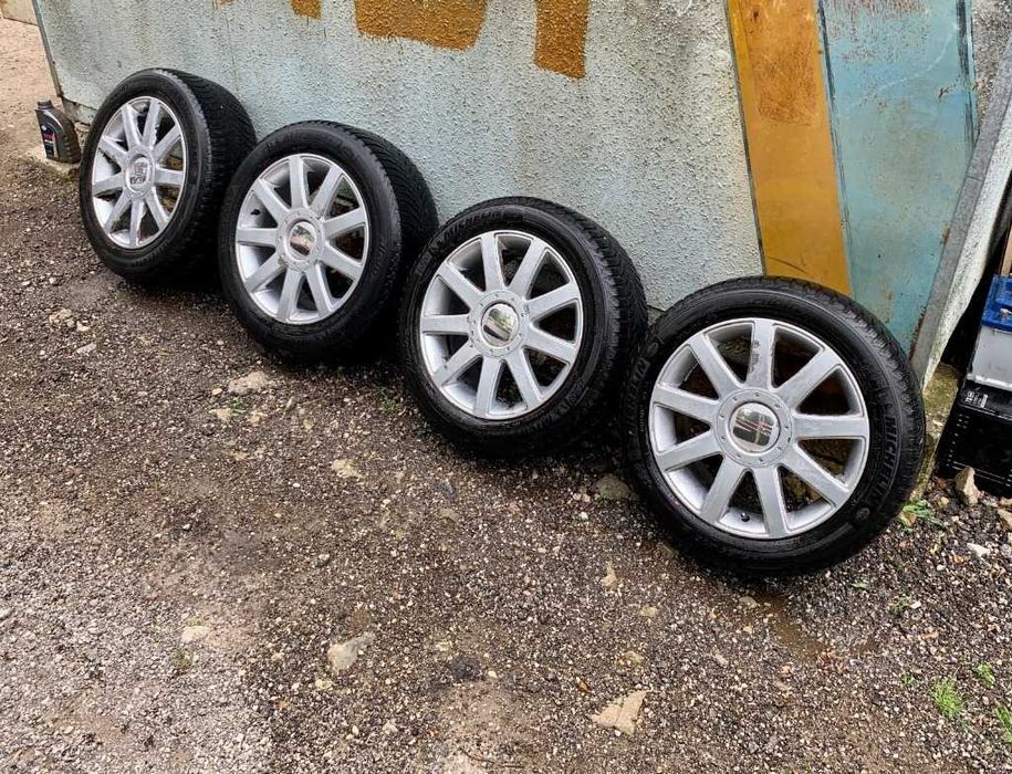 Алуминиеви джанти 16" 5x112 + ЗИМНИ ГУМИ Michelin - Vw,Audi,Seat,Skoda