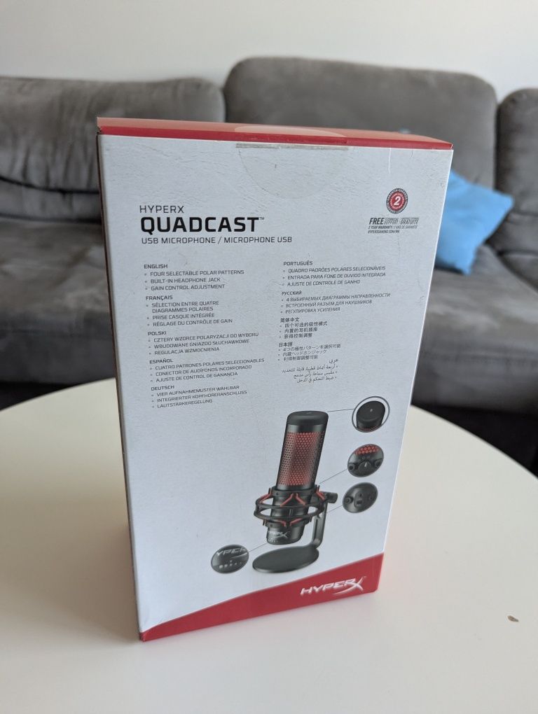 Микрофон Hyper X quadcast
