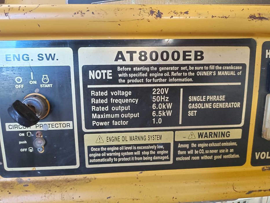 Generator Alexa AT8000EB 6.5kw benzina