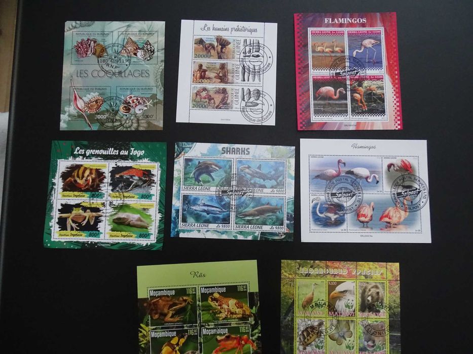 50 colite stampilate , timbre tematice Fauna/Animale (Lot 3104)