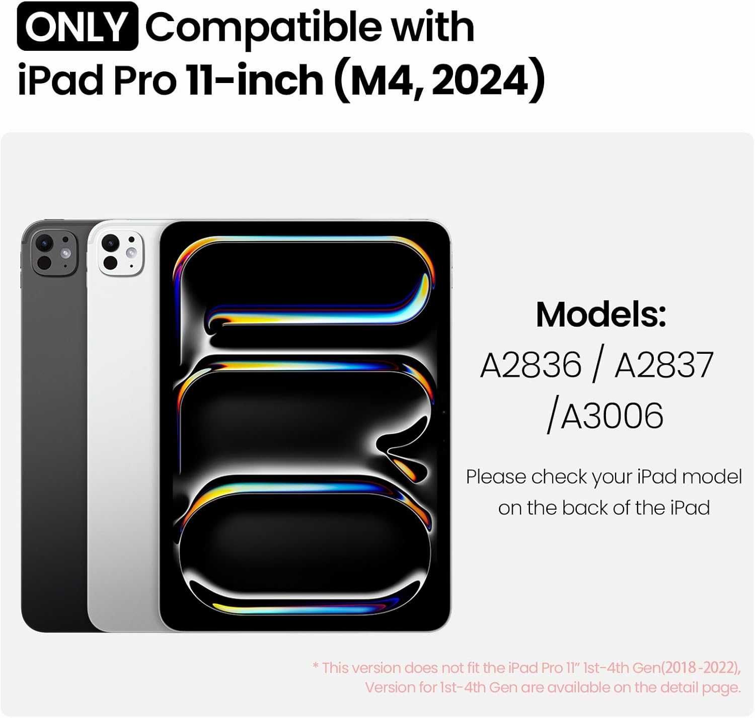 Калъф Nillkin за iPad Pro 11 инча (M4, 2024) с подвижна клавиатура