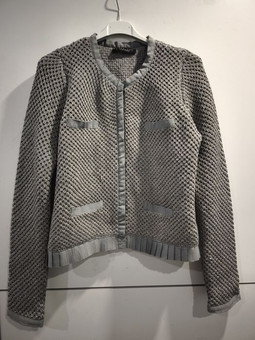 Twinset метализирана жилетка с вълна р-р М