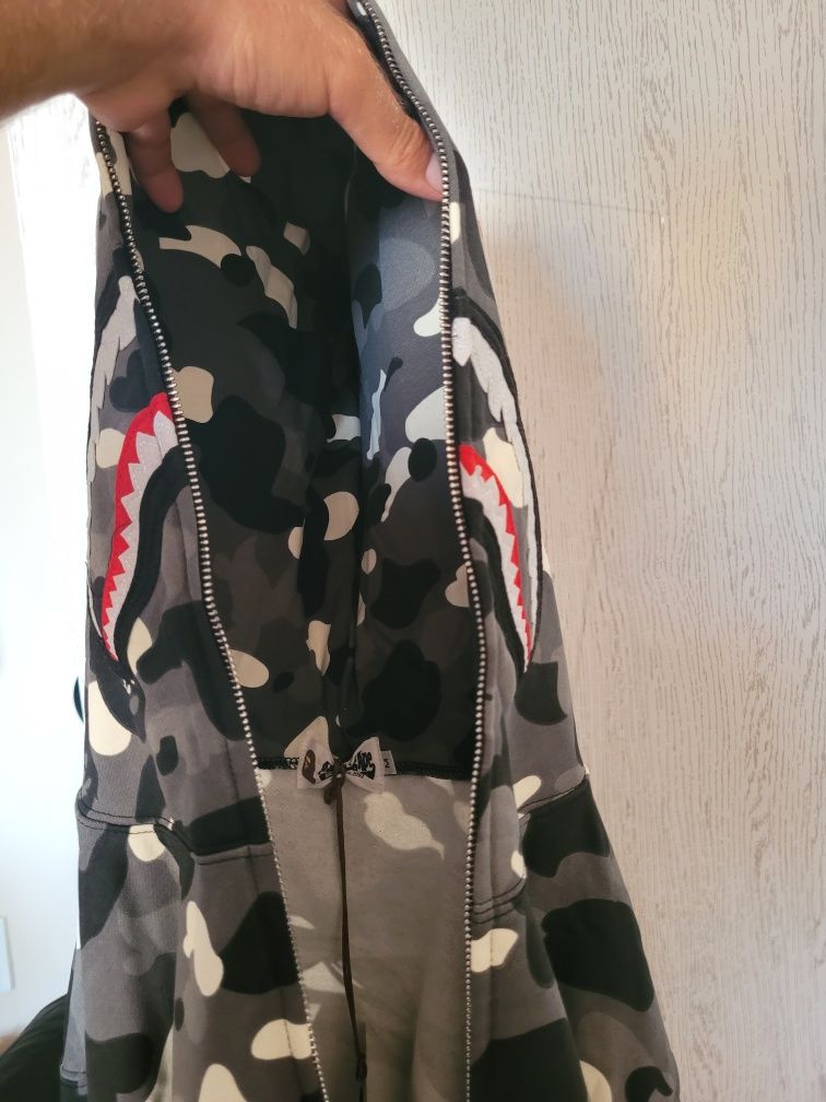 Bape camo hoodie размер М