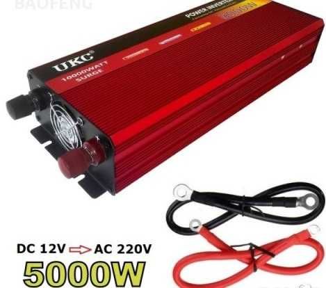 Инвертор 12V /24V към 220V  от 500W до 5000W непълна и пълна синусоида