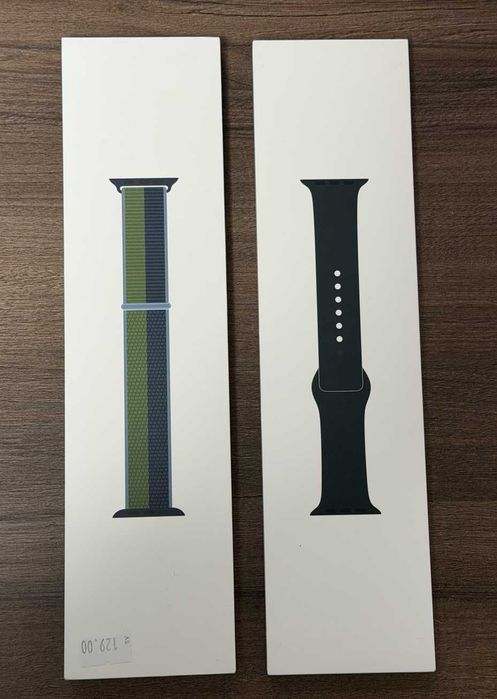 ДВЕ оригинални каишки за Apple Watch 45mm - Sport Band + Sport Loop