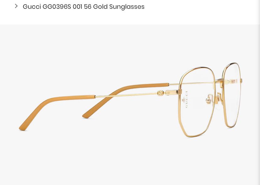 Gucci оригинални очила с прозрачни стъкла