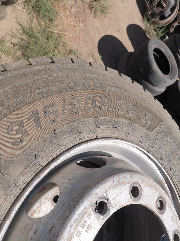 315/80R22.5 diski,balon qosip satiladi 4000 mil