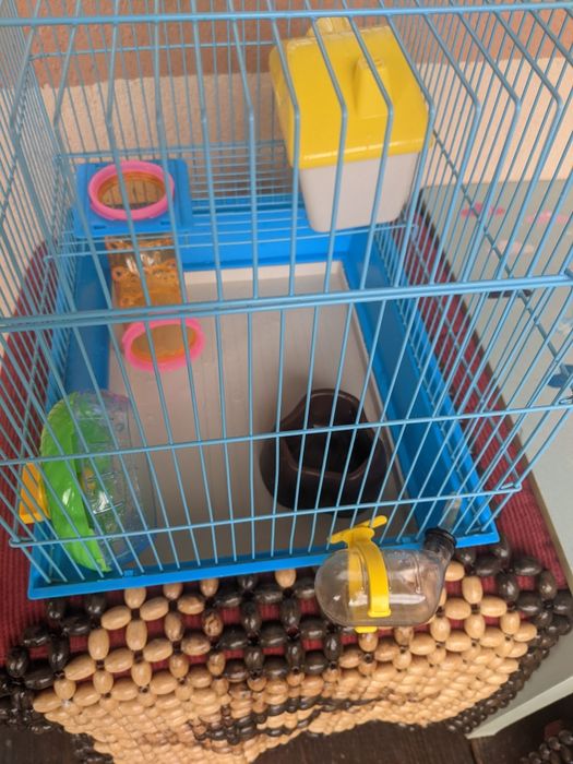 Cușcă hamster cu accesorii