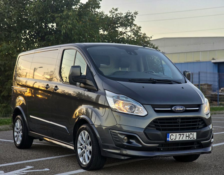 FORD TRANSIT CUSTOM SPORT 2.2 DIESEL 155 CP 2016 piele navi full full!