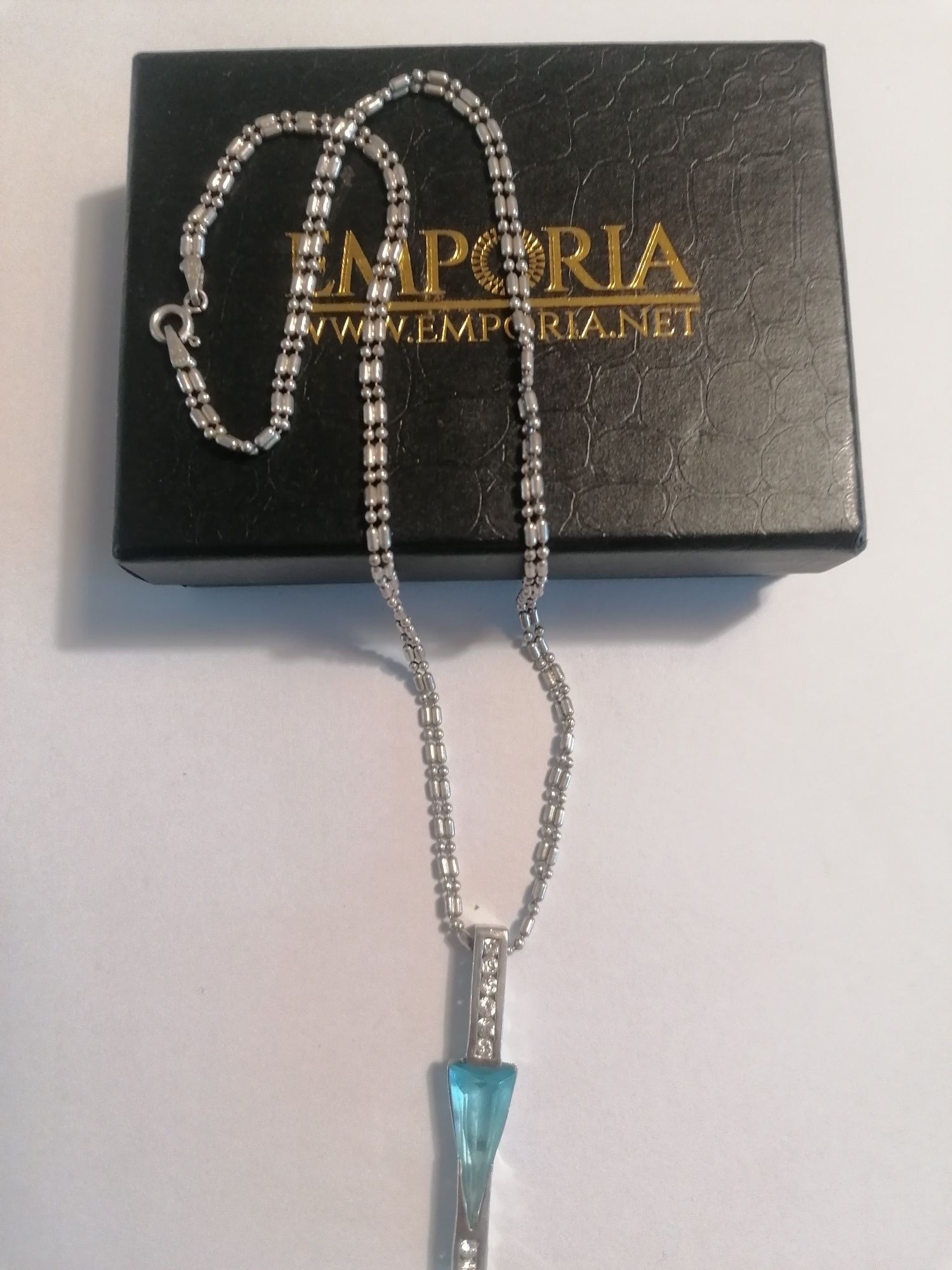 Set colier și pandantiv argint 925, Emporia, 10,78 gr, purtat de 2 ori