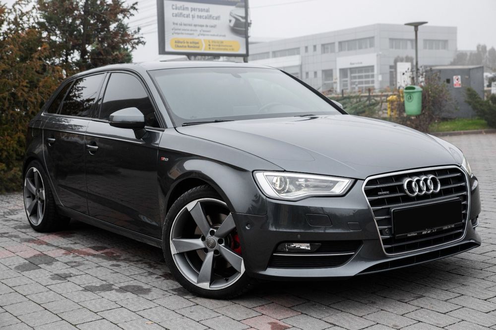 Audi a3  s line quattro tractiune integrala 2.0 diesel automat 184 cp