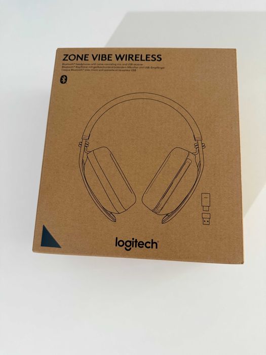 Căști Logitech Zone Vibe Wireless – Noi, Sigilate, Bluetooth/USB-C