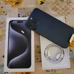 Apple iPhone 15 Pro Max, 256GB, 5G, Blue Titanium -НОВ от Америка!