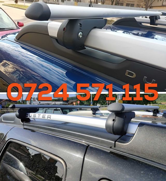 Bare transversale portbagaj cu cheie -  Aluminiu - 120 cm - max. 90 kg