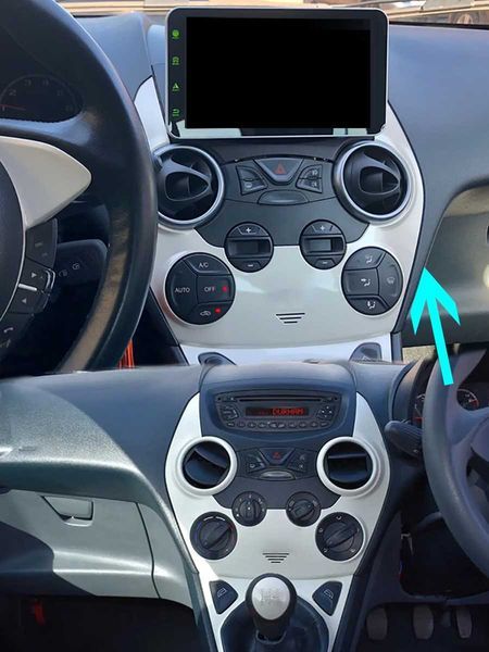 FORD KA 2008 - 2012 9" - андроид навигация, 9536-1DIN