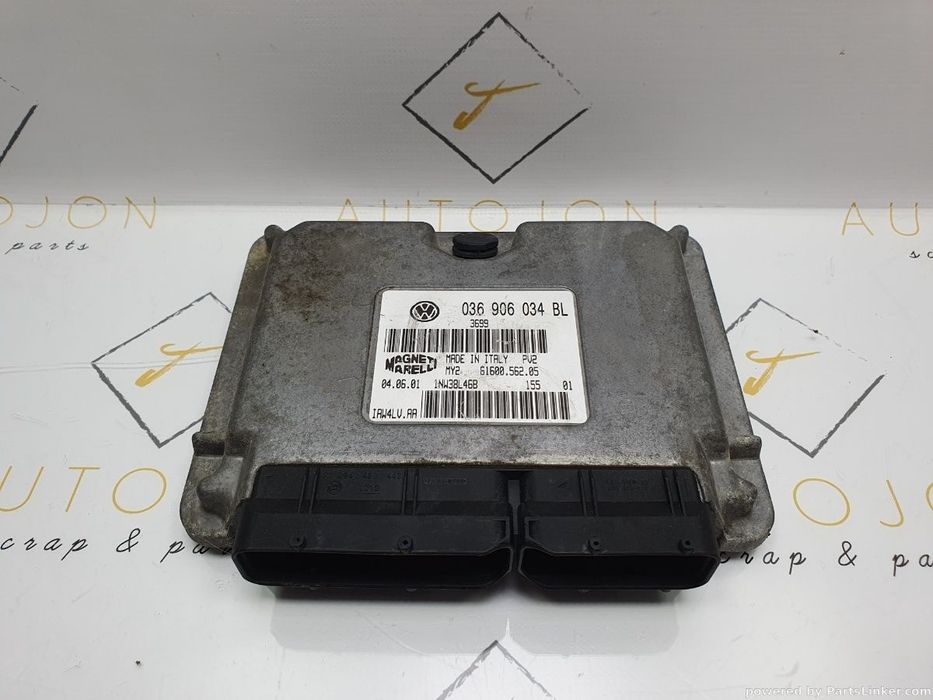 Calculator ECU motor SKODA FABIA (6Y2) [ 1999 - 2008 ] 16V (AUB, BBZ) 74KW|100HP Magneti Marelli 61600.562.02 OEM 036906034BL / 036 906 034 BL