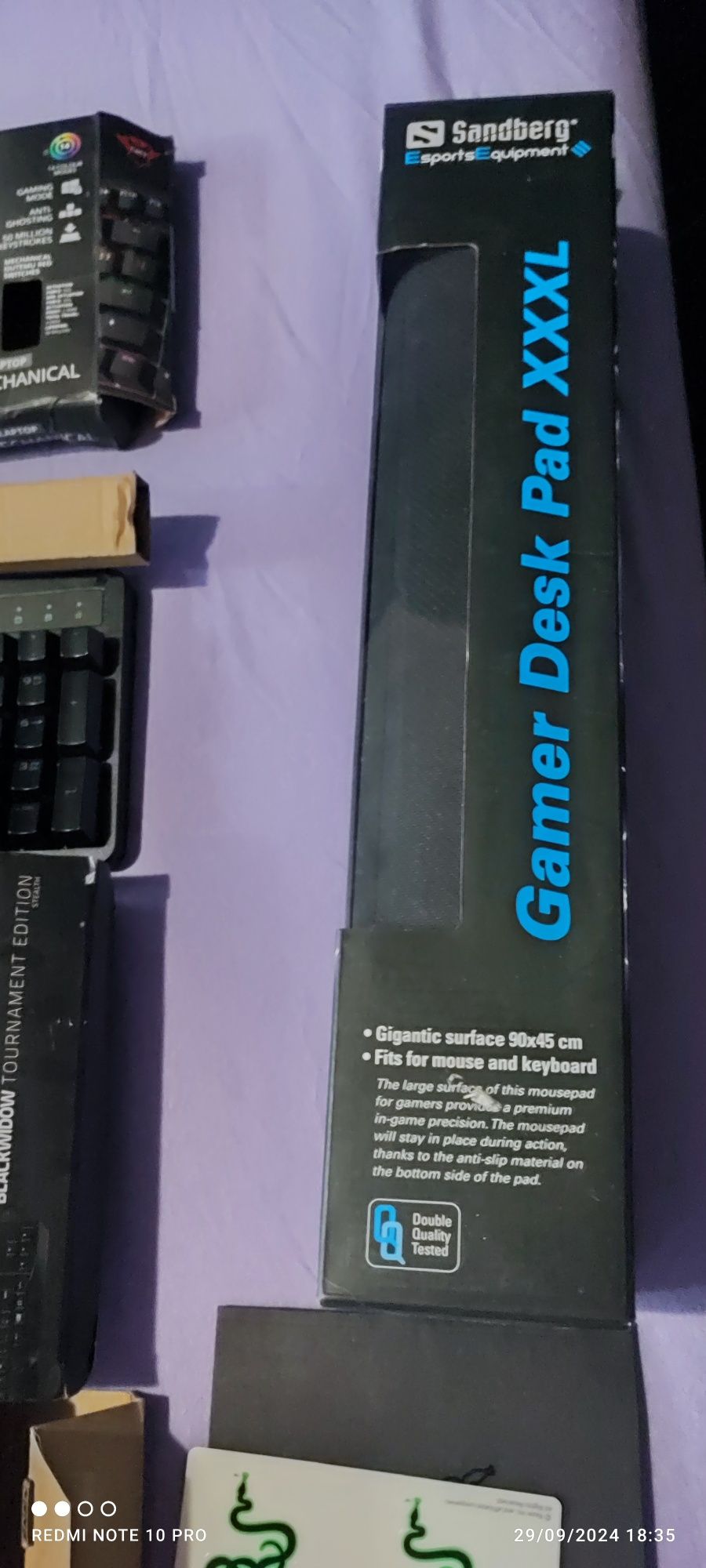 Клавиатура Razer Blakwidow Tenkeyless и пад