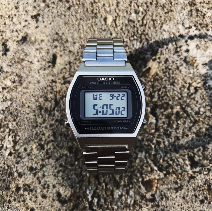 Casio Vintage B640WD - Original, 1 yil kafolat, 50m